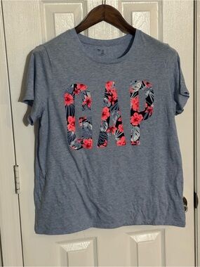 GAP Light Blue Logo Tee